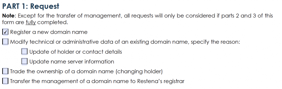 Printscreen register in the form